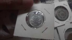 Indian coins 50 paise coins of India