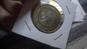 Indian coins 10 rupee coins bi metal india