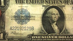 Awesome “horse blanket” silver certificate found at garage sale!