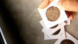 Silver rupees used across the world in early 1900s