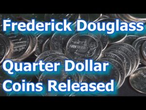 Us mint releases frederick douglass quarter dollar rolls and bags