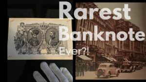Rarest banknote ever? (super rare never before seen specimen/test banknote)