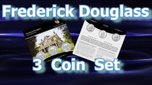 Us mint releases frederick douglass 3 coin set