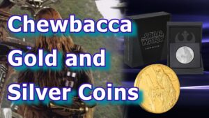 Classic star wars coins roars forward with chewbacca coin
