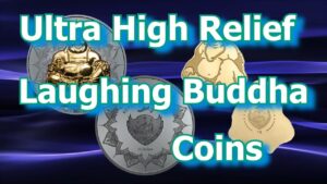 Laughing buddha shines on new black proof silver coin