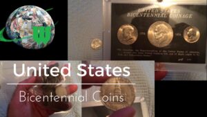 United states bicentennial coin collection – bicentennial dollars, half dollars, and quarters (1976)