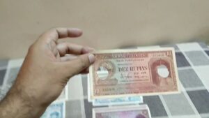गोवा पोर्तुगाल के बहुत रेयर नोट्स जो कम मिलते हैं goa portugal notes escudos and rupia