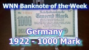 Banknote of the Week: Germany 1922 1000 Mark, p76