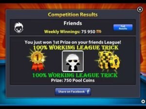 How To Win The League In 8 Ball Pool & Tips[ its” ahMed]