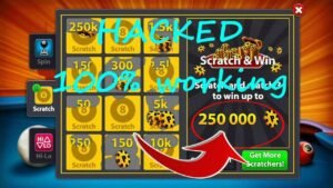 8 ball pool scratch And Win Trick – Get 250k everytime 2017