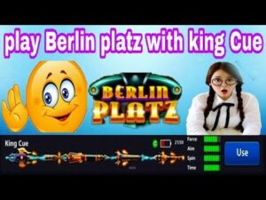 ♡♡#indrect play with (king cue) in berlin platz(table)♡♡.