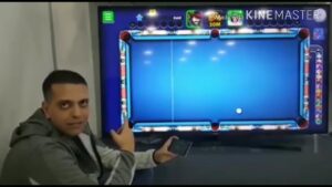 Zaid playing 8 ball pool berlin platz(50m) trick shots on tv.♡♡
