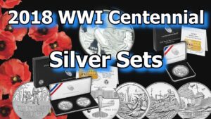 Us mint 2018 centennial silver dollar and companion medal sets released