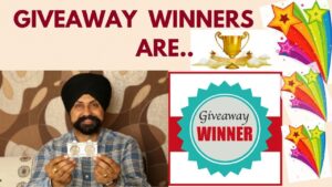 Giveaway results!! and the winners are…