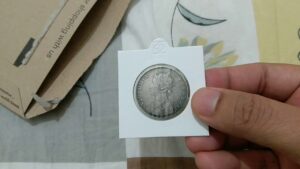 Quick rare silver coin unboxing bought on ebay