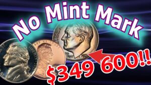 Rare proof coins worth money – no mint mark coin varieties
