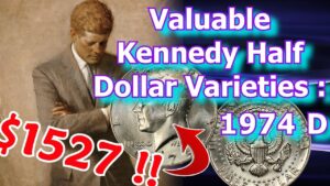 Rare 1974 kennedy half dollar varieties – half dollar coins worth good money