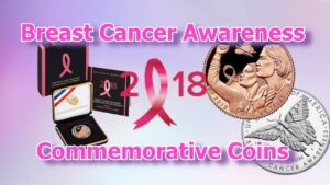 Us mint releases 2018 breast cancer awareness commemorative pink gold and silver coins