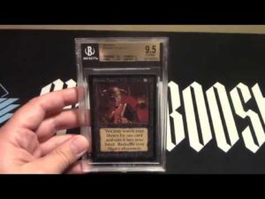 Mtg demonic tutor beta bgs 9.5 cent 9.5 corn 9.0 edges 9.5 surface 9.5