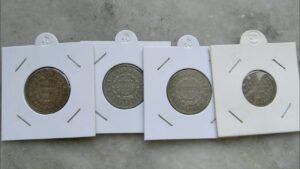 Travancore silver coins rare in any grade