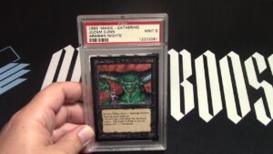 Mtg juzam djinn psa 9 arabian nights mint
