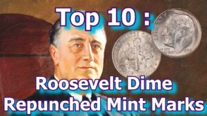 Top 10 roosevelt dime repunched mint mark varieties to look for, dimes worth money
