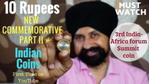 10 rupees new commemorative indian coins | 3rd india africa forum summit coin