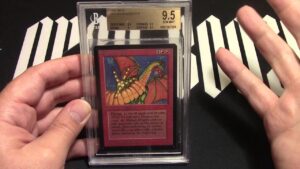 Mtg beta shivan dragon bgs 9.5 up for auction!
