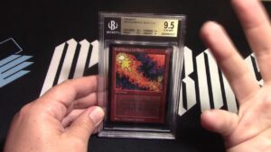 Mtg beta red elemental blast bgs 9.5 quad +10 up for auction!
