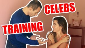 Working out with a celebrity fitness trainer | celeb trainer teaches 3 simple exercises