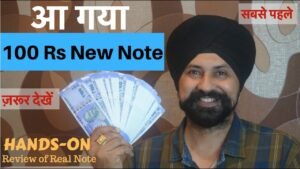 100% Original 100Rs New Note in hand, Review of Real Note