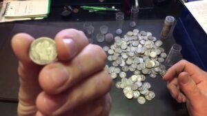 Going through Some of my Coin Collection. Lots Of Mercury Dimes