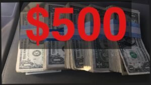 Searching $500 In one Dollar bills