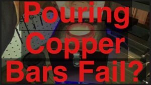 Pouring Copper Into Molds