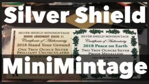 Amazing silver shield minimintage
