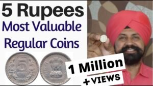 5 Rupees Most Valuable Regular Coins #TCP101