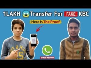 Lakhs Transfer to KBC Fraud || Full Story