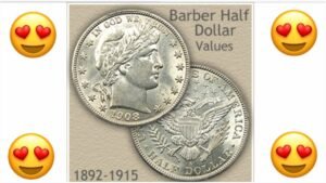 Silver barber half dollars