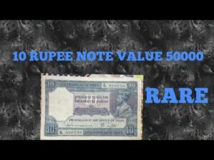 10 RUPEE NOTE OF INDIA VALUE