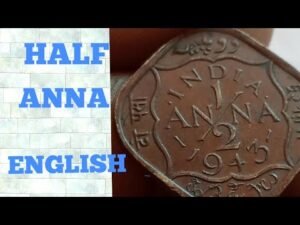 HALF ANNA Coin British India George vi(in English) full information