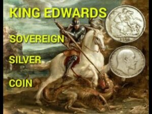 King Edward VII 1910 Sovereign Silver Coin | British India Coin | SHM