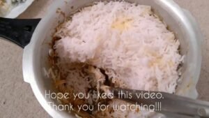 Bachelor’s Biryani! (using ready made chicken tikka slices)