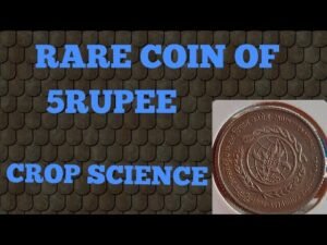RARE COIN OF 5 RUPEE INDIA(CROP SCIENCE CONGRESS COIN)