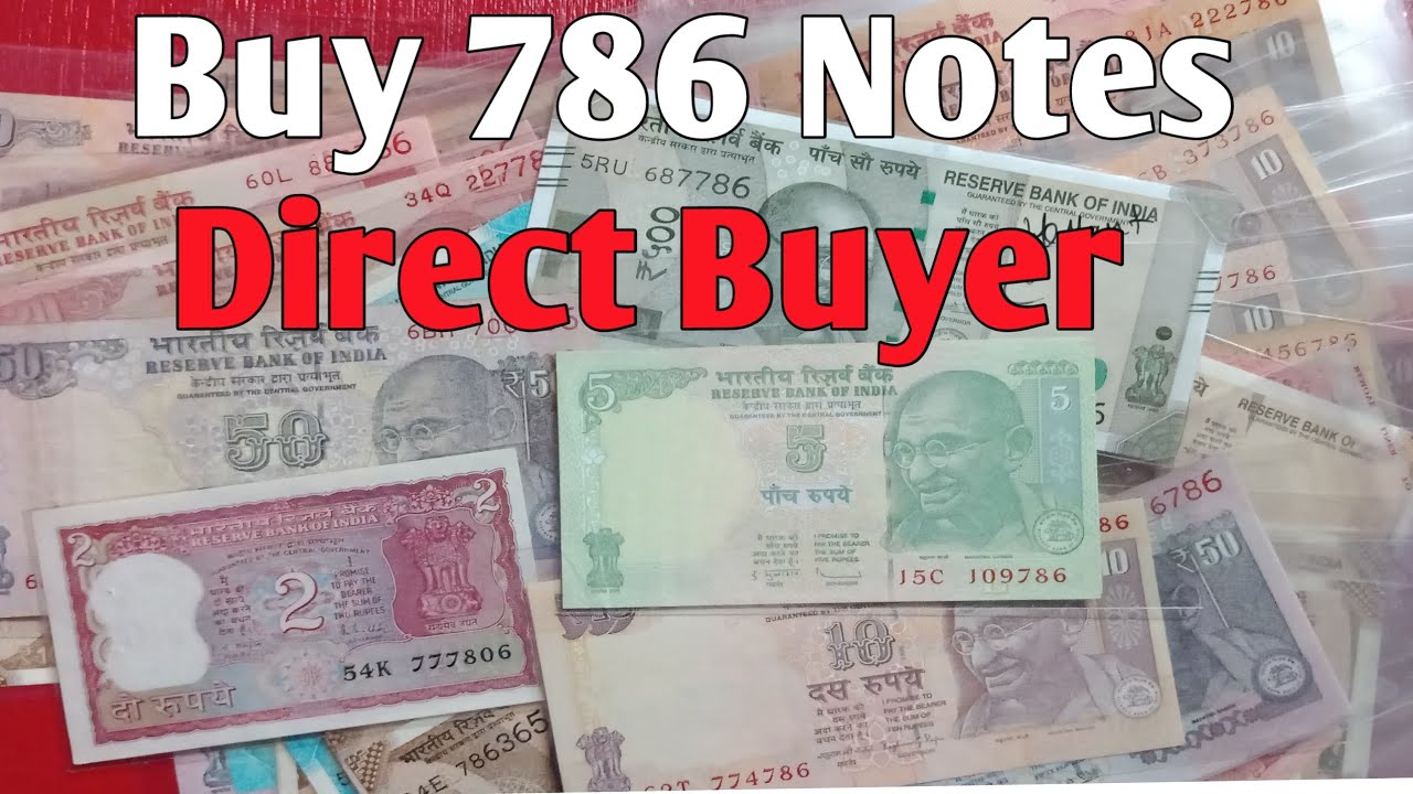 Buy 786 Notes Collection Direct Buyer