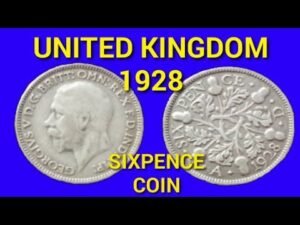 1928 sixpence coin | United Kingdom Sixpence Coin