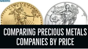 Comparing Precious Metals Companies by Price.