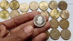 5 Rupee Rabindranath Tagore two Rare Coin Price ₹ 25,000 or ₹3500