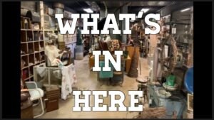 Looking for coins at a antique shop