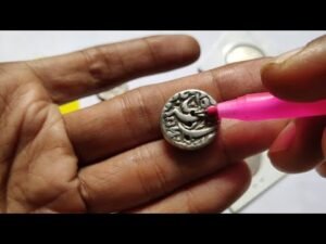 Mughal Akbar Rebellion Issue of Jahangir Allahabad Mint Silver Rupee Coin Mughal Coin. #iconicindia