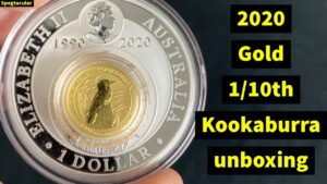 2020 1/10th ounce gold kookaburra unboxing!